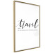 Wall Poster Wealth of Travel - black English text on a white background 135788 additionalThumb 25