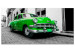 Large canvas print Cuban Classic Car (Green) II [Large Format] 137588