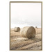 Wall Poster Haystack - rural landscape overlooking brown fields during harvest 137688 additionalThumb 11