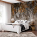 Wall Mural Curtain of plants - landscape with composition of leaves and orange accent 144488 additionalThumb 2