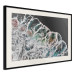 Poster Water Abstraction - Foaming Color Wave on a Black Shore Background 145188 additionalThumb 7