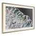 Poster Water Abstraction - Foaming Color Wave on a Black Shore Background 145188 additionalThumb 10