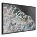 Poster Water Abstraction - Foaming Color Wave on a Black Shore Background 145188 additionalThumb 5