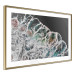 Poster Water Abstraction - Foaming Color Wave on a Black Shore Background 145188 additionalThumb 9