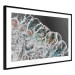 Poster Water Abstraction - Foaming Color Wave on a Black Shore Background 145188 additionalThumb 8