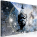 Canvas Print Enlightened Buddha - Statue in a Blue Tone with a Mandala 146488 additionalThumb 2