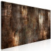 Canvas Industrial Chic (1-piece) Narrow - abstraction in shades of brown 149288 additionalThumb 2