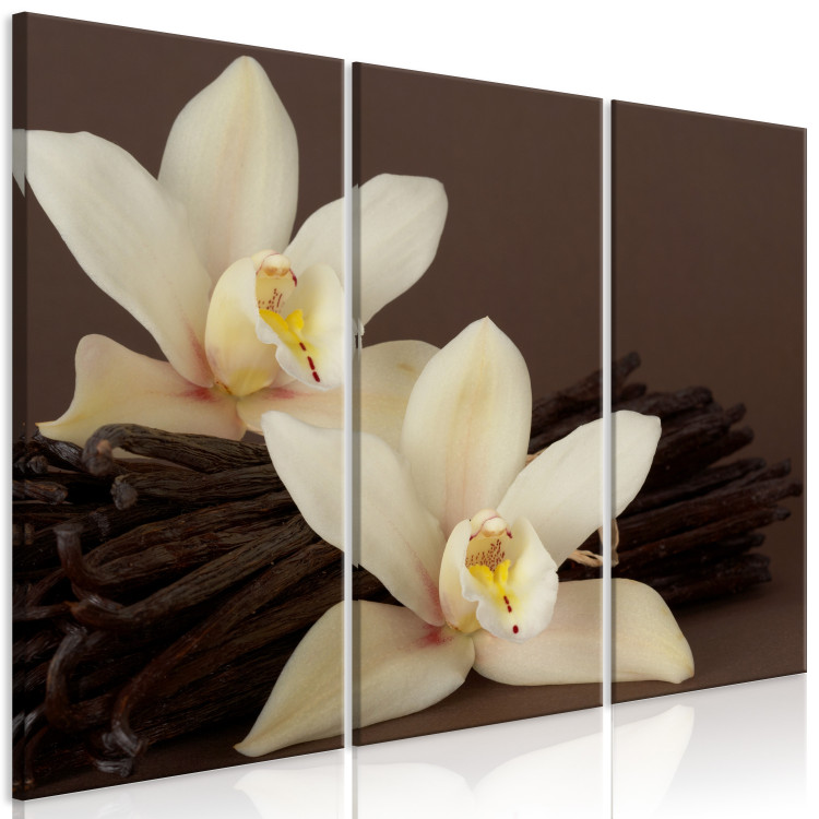 Canvas Print Orchid With Vanilla (3 Parts) 150088 additionalImage 2