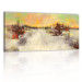 Canvas With Brown Patterns (1-piece) - abstract artistic landscape 46788 additionalThumb 2
