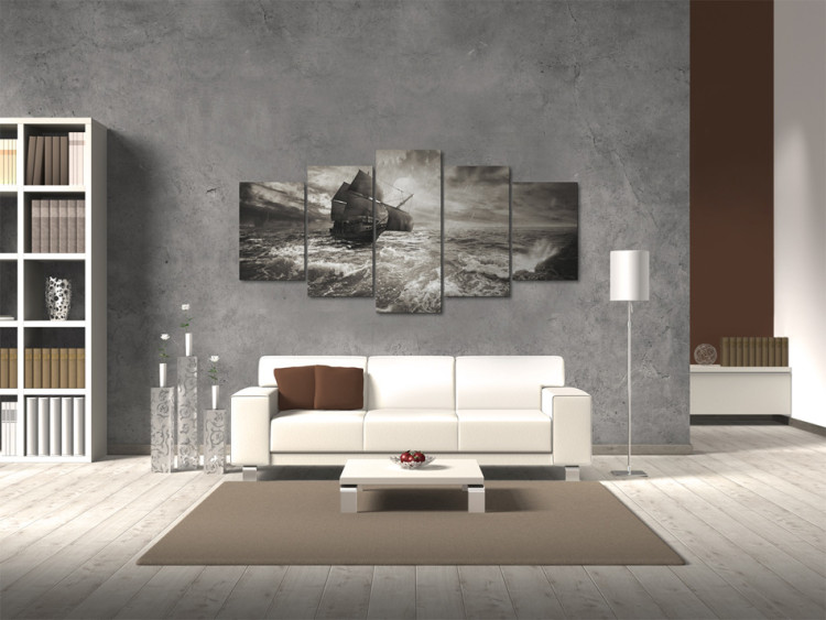 Canvas Print Ship in a storm 58688 additionalImage 3