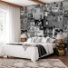 Modern Wallpaper Magma Banksy - grey collage 89188 additionalThumb 3