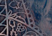 Photo Wallpaper Exotic artistry - geometric background with colourful mandala on dark background 94188 additionalThumb 3