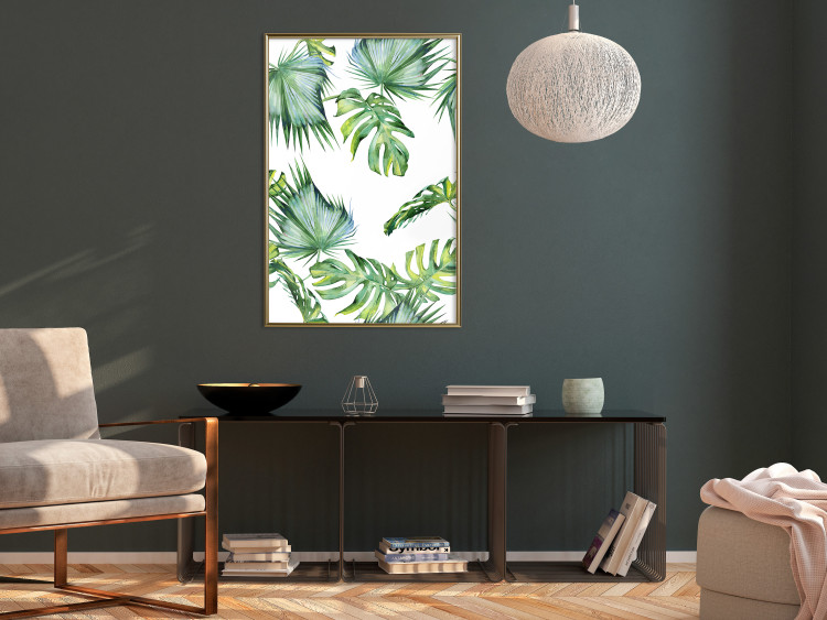 Wall Poster Jungle Vibe - tropical green composition with a botanical motif 114298 additionalImage 5