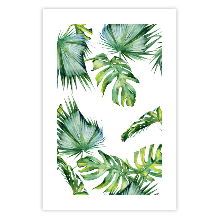 Wall Poster Jungle Vibe - tropical green composition with a botanical motif 114298 additionalImage 25