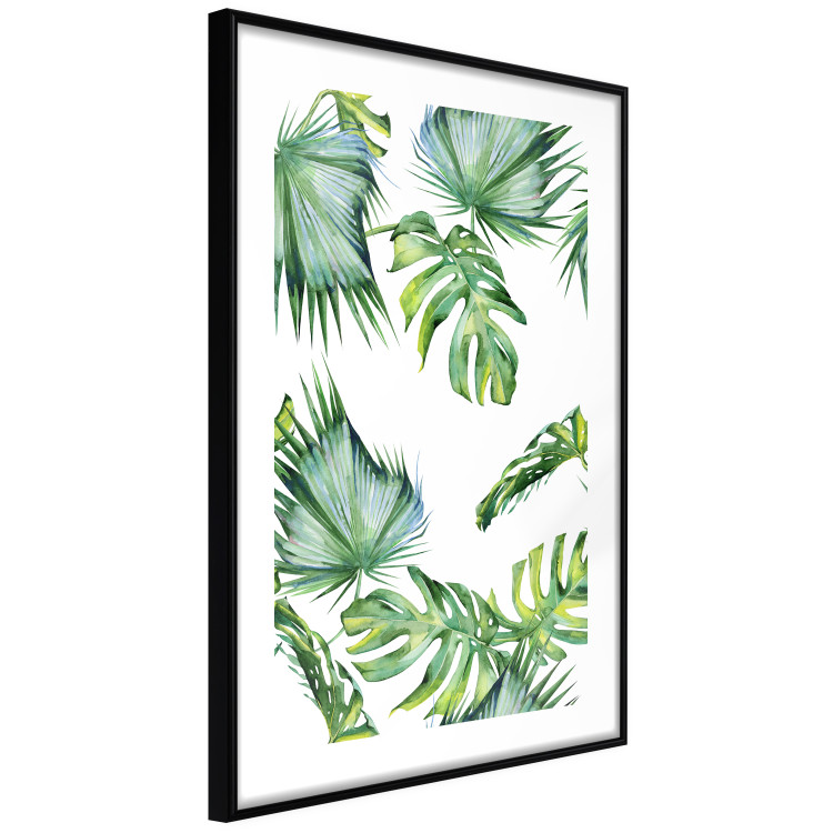 Wall Poster Jungle Vibe - tropical green composition with a botanical motif 114298 additionalImage 13