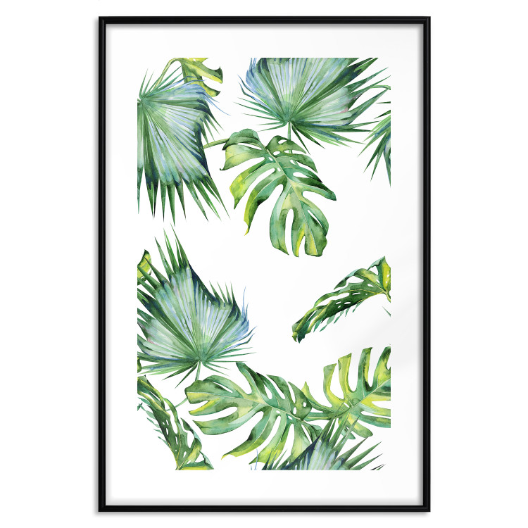 Wall Poster Jungle Vibe - tropical green composition with a botanical motif 114298 additionalImage 17