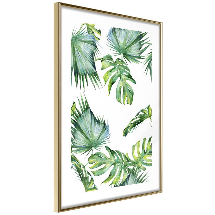 Wall Poster Jungle Vibe - tropical green composition with a botanical motif 114298 additionalImage 6