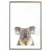 Poster Koala - composition for children with a gray and white Australian mammal 114398 additionalThumb 16