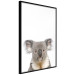 Poster Koala - composition for children with a gray and white Australian mammal 114398 additionalThumb 12