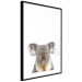 Poster Koala - composition for children with a gray and white Australian mammal 114398 additionalThumb 13