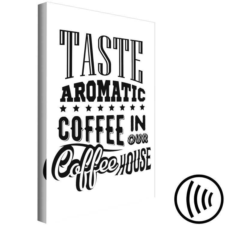 Canvas Taste Aromatic Coffee in Our Coffee House (1 Part) Vertical 114698 additionalImage 6