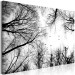 Canvas Art Print Winter Birds' Sky (1-part) - Black and White Landscape of Nature 114898 additionalThumb 2