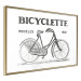 Wall Poster Old bicycle - black and white composition with a date and English texts 115098 additionalThumb 6