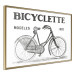 Wall Poster Old bicycle - black and white composition with a date and English texts 115098 additionalThumb 14