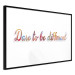 Poster Dare to be different - colorful English texts on a white background 115298 additionalThumb 13