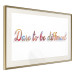 Poster Dare to be different - colorful English texts on a white background 115298 additionalThumb 2