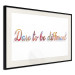 Poster Dare to be different - colorful English texts on a white background 115298 additionalThumb 3
