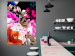 Wall Poster Scent of Summer - colorful composition with flowers on glamour black 117998 additionalThumb 17