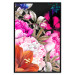 Wall Poster Scent of Summer - colorful composition with flowers on glamour black 117998 additionalThumb 18