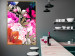 Wall Poster Scent of Summer - colorful composition with flowers on glamour black 117998 additionalThumb 5