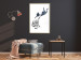 Wall Poster Shopping Frenzy - black and white mural with a character and shopping cart in Banksy style 118698 additionalThumb 5