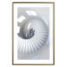 Poster Downward Path - architecture of white stairs in abstract motif 123898 additionalThumb 14