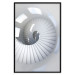 Poster Downward Path - architecture of white stairs in abstract motif 123898 additionalThumb 18