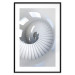 Poster Downward Path - architecture of white stairs in abstract motif 123898 additionalThumb 15