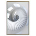 Poster Downward Path - architecture of white stairs in abstract motif 123898 additionalThumb 20