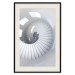 Poster Downward Path - architecture of white stairs in abstract motif 123898 additionalThumb 18