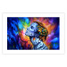 Poster Fragility - abstract woman on a colorful background in a watercolor style 127098 additionalThumb 25