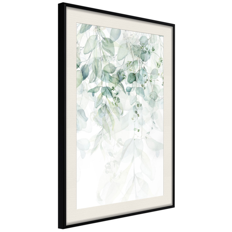 Wall Poster Gentle Touch of Nature - jungle leaves composition on white background 127898 additionalImage 3