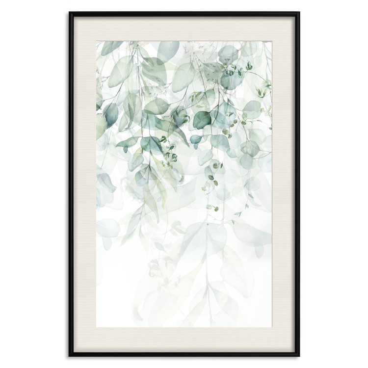 Wall Poster Gentle Touch of Nature - jungle leaves composition on white background 127898 additionalImage 19