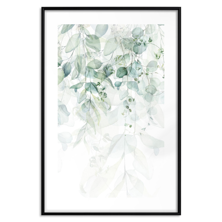 Wall Poster Gentle Touch of Nature - jungle leaves composition on white background 127898 additionalImage 18