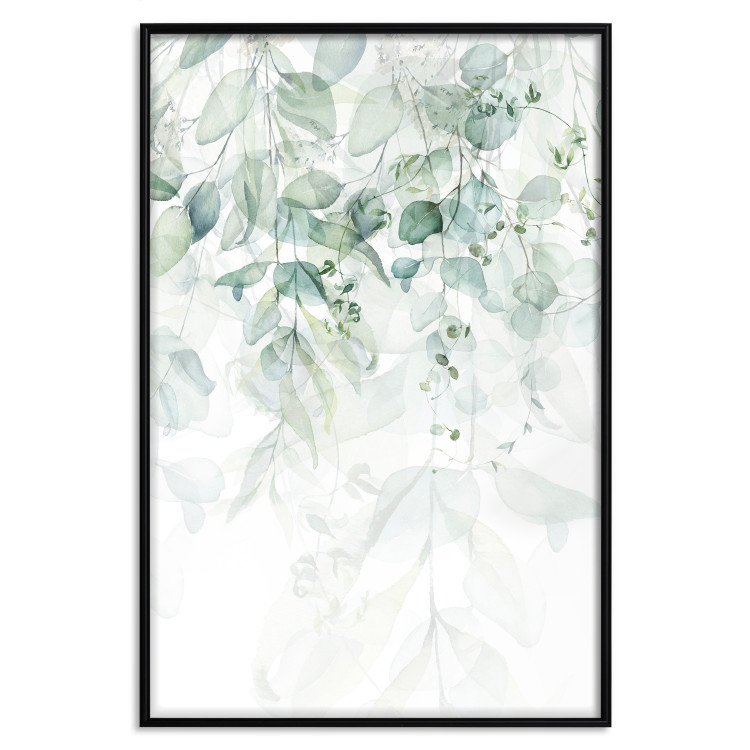 Wall Poster Gentle Touch of Nature - jungle leaves composition on white background 127898 additionalImage 16