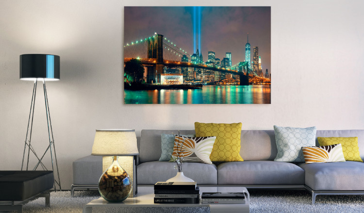 Large canvas print New York City: Beautiful Night  [Large Format] 128698 additionalImage 6