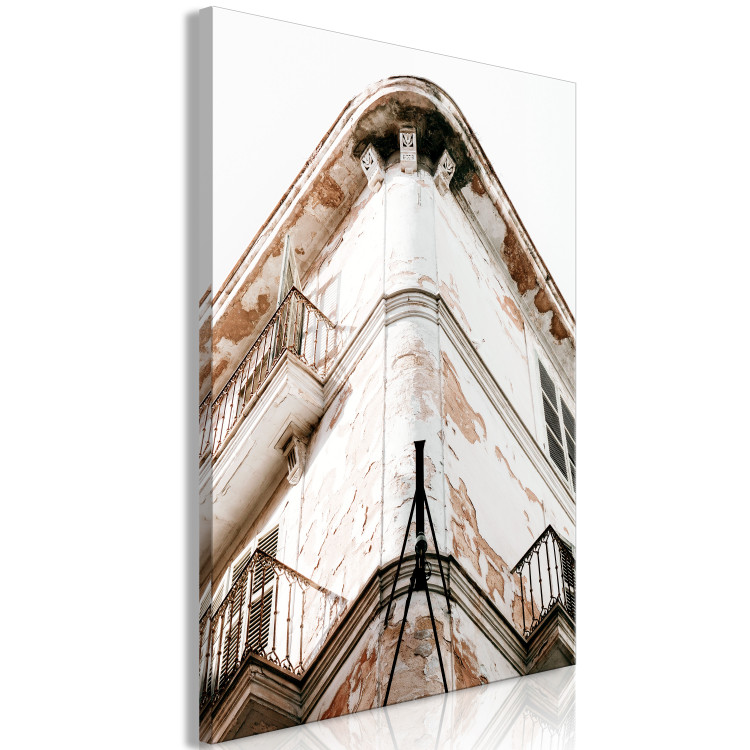 Canvas Art Print Southern Corner (1-part) vertical - old building in the city 129498 additionalImage 2