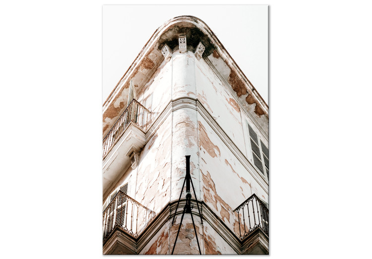 Canvas Art Print Southern Corner (1-part) vertical - old building in the city 129498