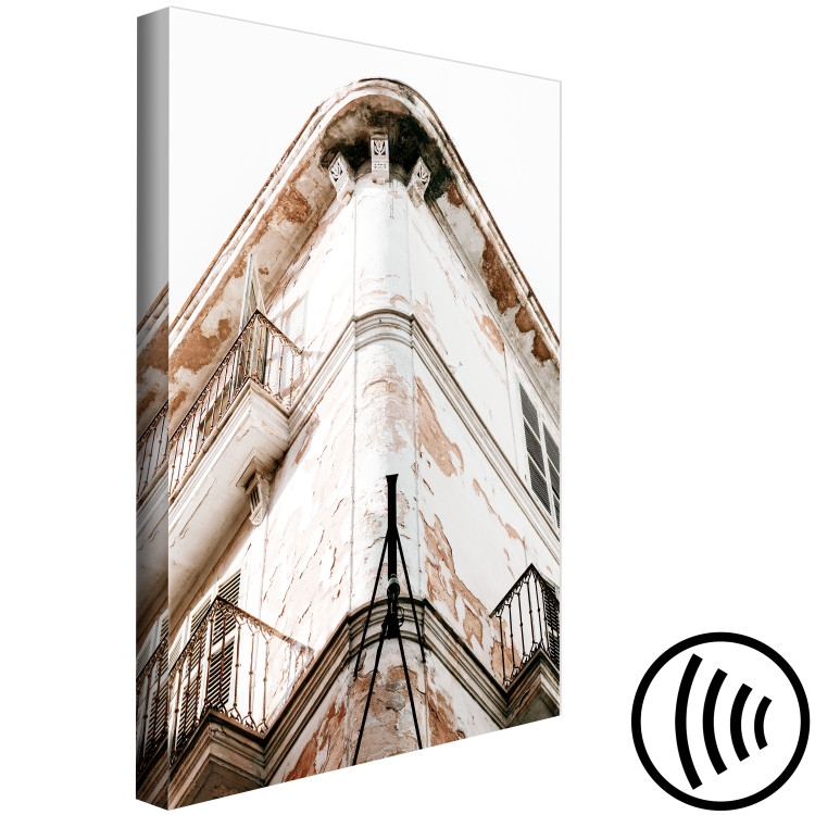 Canvas Art Print Southern Corner (1-part) vertical - old building in the city 129498 additionalImage 6