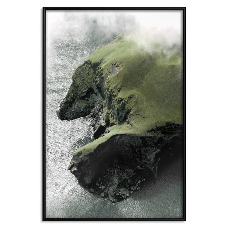 Poster Marriage of Sea and Land - seascape and cliffs on a green island 130298 additionalImage 18
